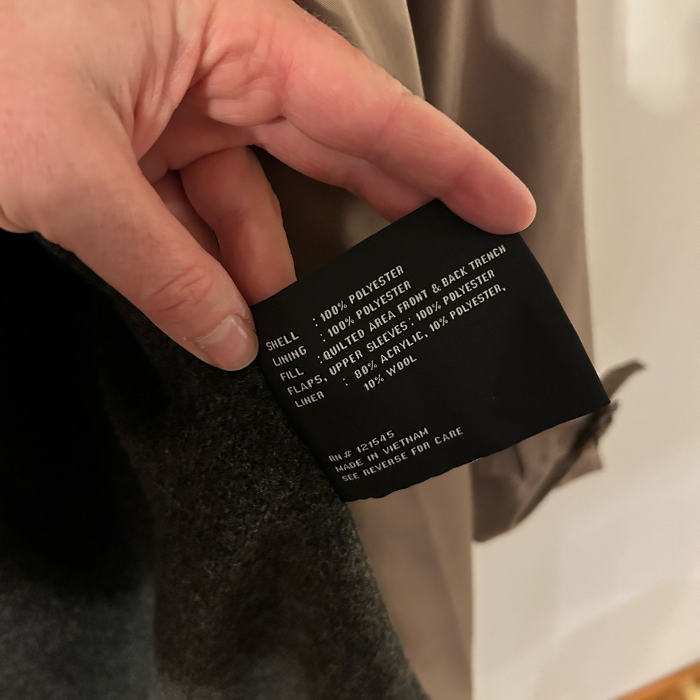 London Fog Hooded Trench Coat - Picture 7 of 9